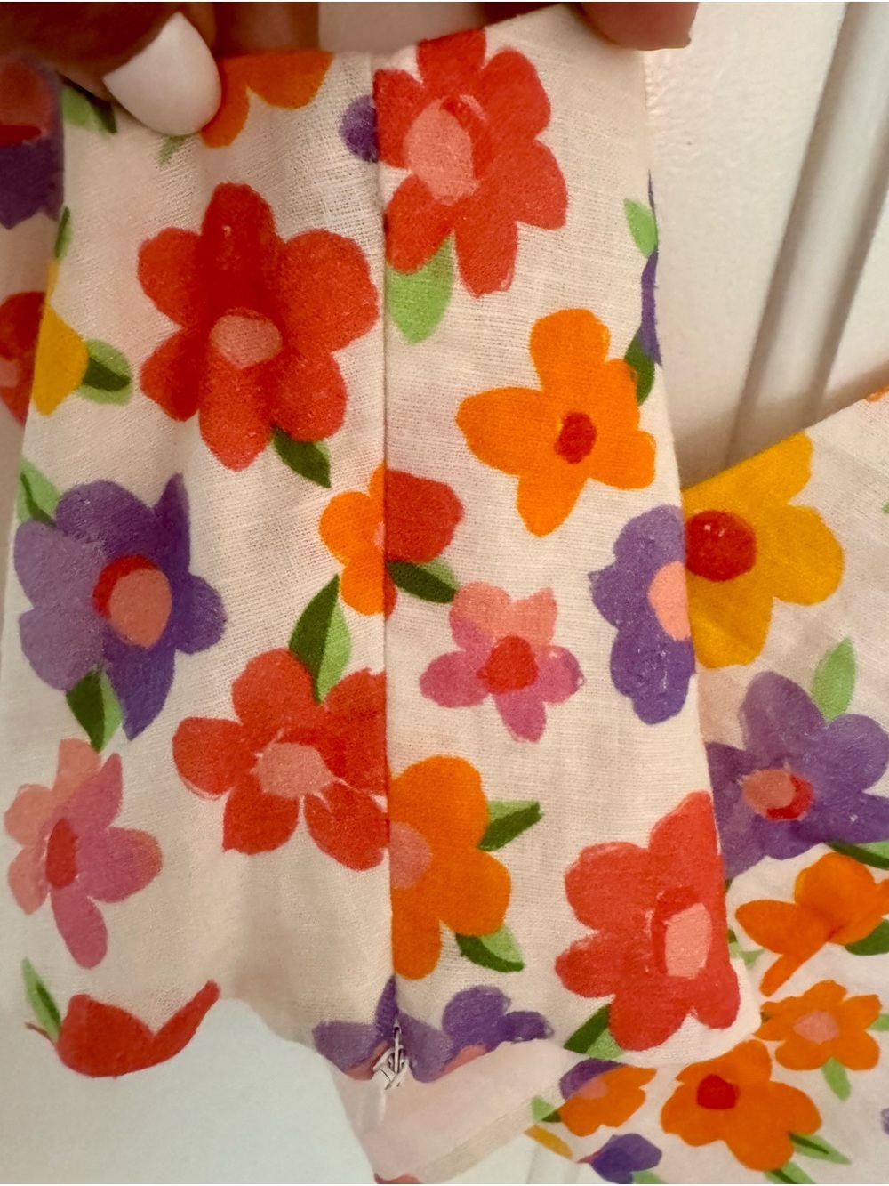 Peppermayo Watching Sunsets Crop - Blooming Linen Cotton Size 4 - Picture 9 of 10